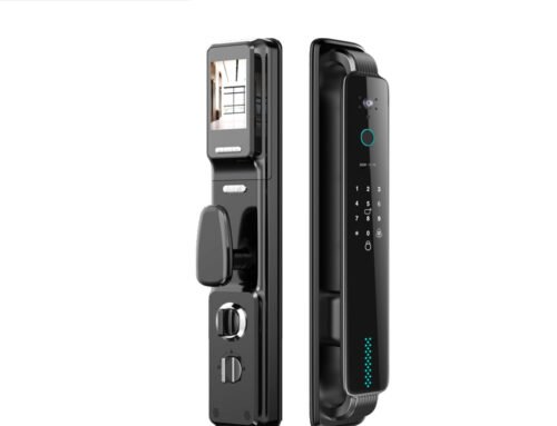 New Design Smart Door Lock with Surveillance Camera Home Security Visible Smart Password Lock Fully Automatic Fingerprint Locks K18